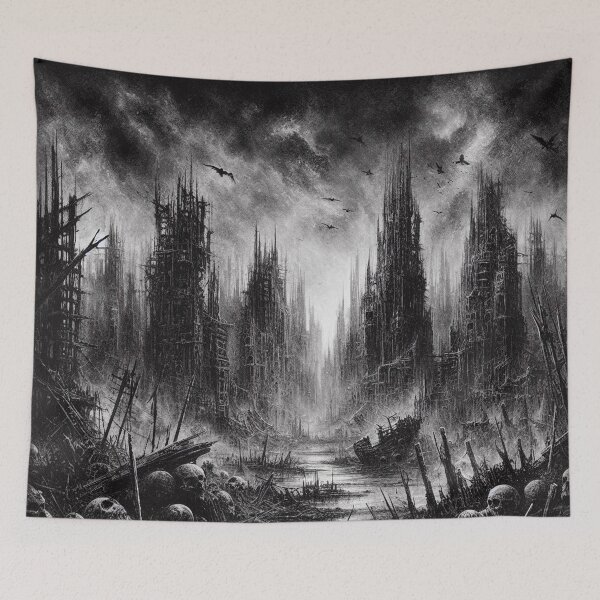 Item preview, Heavy Metal Black Metal Art designed and sold by TheDarkWardrobe.