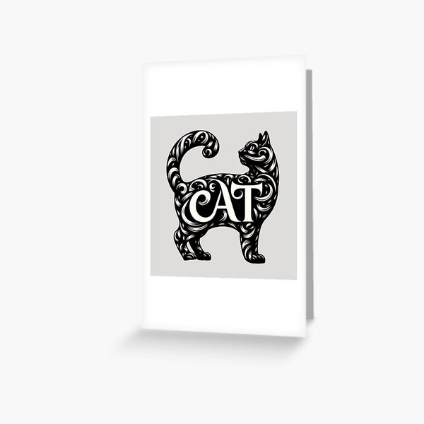 Item preview, Silhouette Cat designed and sold by FineArtsPro.