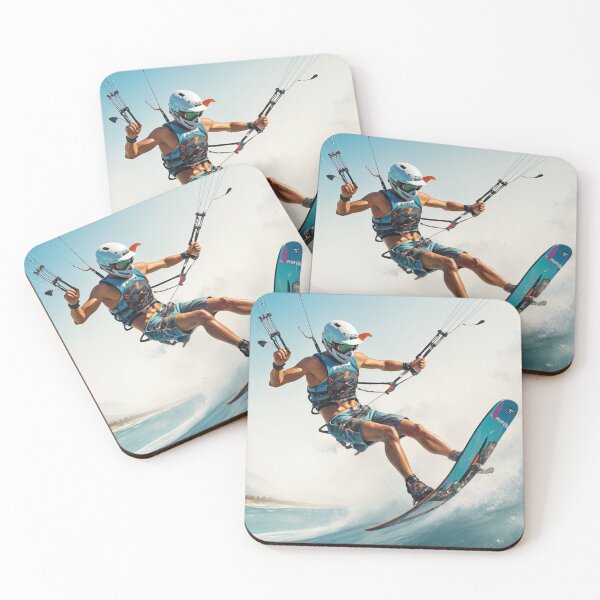 Item preview, Man performing freestyle kiteboarding designed and sold by MerlinWear.