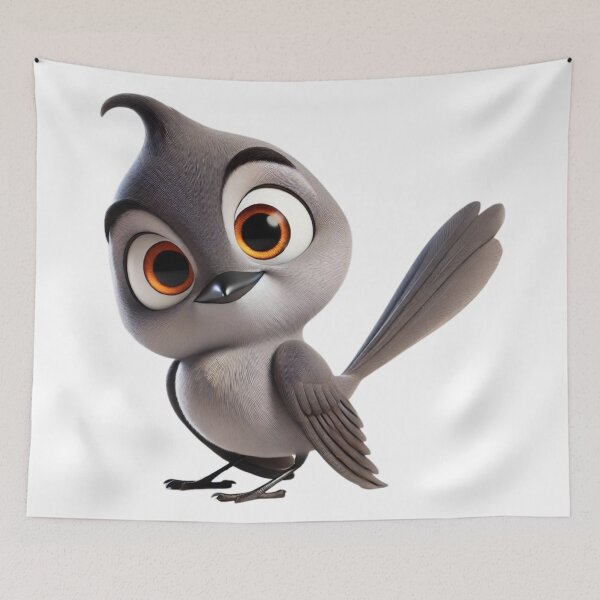Item preview, Adorable Gray Catbird Songbird designed and sold by Sillytoe.