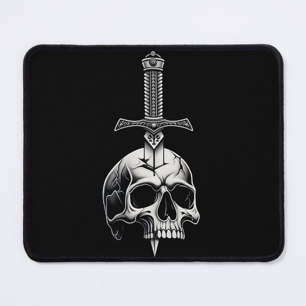 Item preview, Gothic Skull and Blade designed and sold by StitchNRebl.