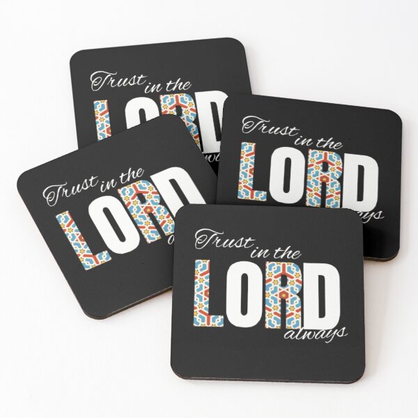Item preview, Trust In The LORD Always Christian Text designed and sold by DivineHaven.