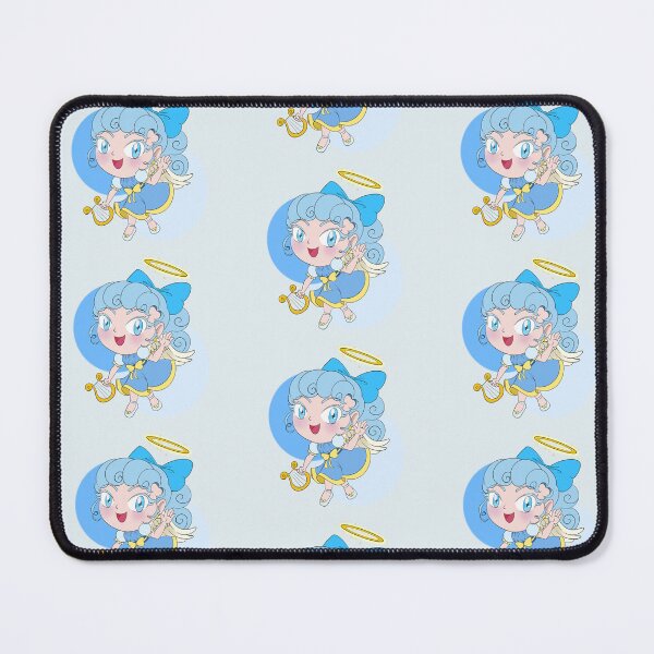 Item preview, Cute Chibi Angel Cartoon with Blue Background  designed and sold by KiyaSketches.