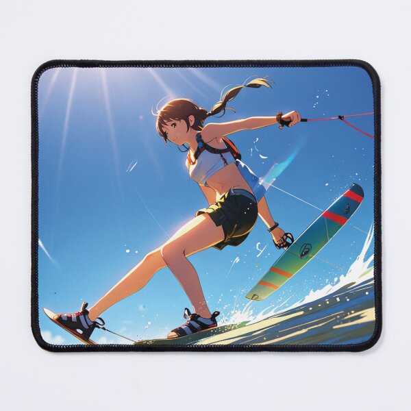 Item preview, Woman performing freestyle kiteboarding designed and sold by MerlinWear.