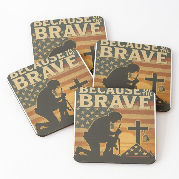 Item preview, Because of the Brave – Memorial Day Tribute designed and sold by GraceUponAGoose.