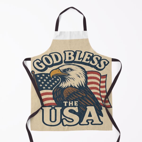 Item preview, God Bless the USA – Patriotic Eagle Design designed and sold by GraceUponAGoose.