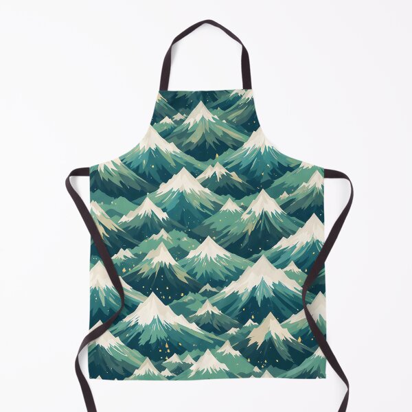 Aperçu de l'œuvre Motif de montagne minimaliste – Motif de nature répétitif et sans couture créée et vendue par Dino-Lune.