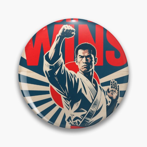 Item preview, Discipline Wins – Martial Arts Hope Style Poster Obama Style designed and sold by HoopeStylee.