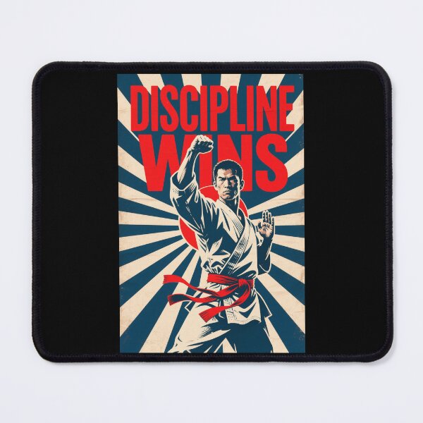 Item preview, Discipline Wins – Martial Arts Hope Style Poster Obama Style designed and sold by HoopeStylee.