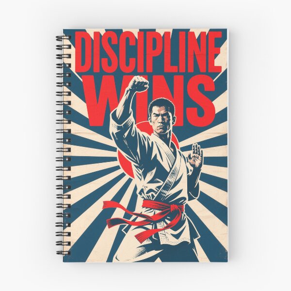 Item preview, Discipline Wins – Martial Arts Hope Style Poster Obama Style designed and sold by HoopeStylee.