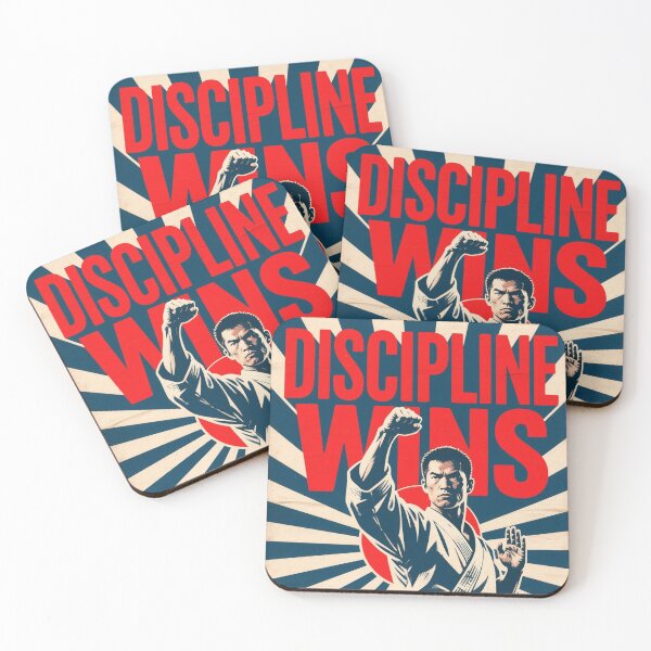 Item preview, Discipline Wins – Martial Arts Hope Style Poster Obama Style designed and sold by HoopeStylee.