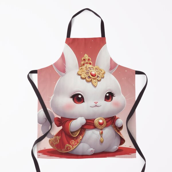 Item preview, Kawaii white bunny designed and sold by MerlinWear.