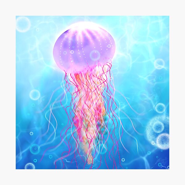 Item preview, Electric Jellyfish designed and sold by Art by Morgan Campillo.