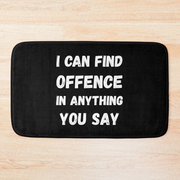 Item preview, Funny Sarcastic Grunge Shirt – I Find Offence designed and sold by Artography Designs.