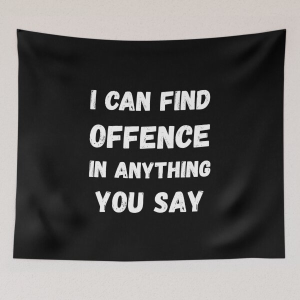 Item preview, Funny Sarcastic Grunge Shirt – I Find Offence designed and sold by Artography Designs.