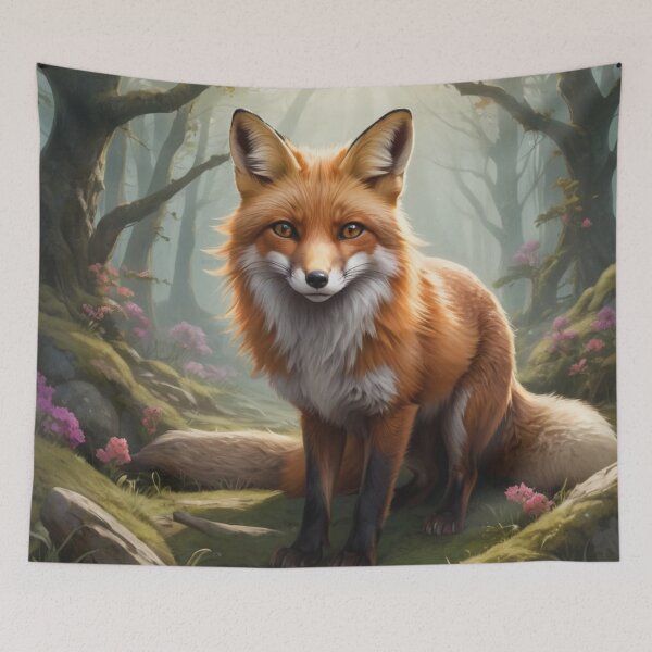 Item preview, Fox around the forest designed and sold by MerlinWear.