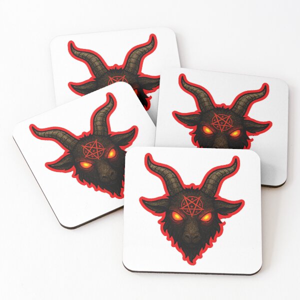 Item preview, Demonic Goat – Occult Horror Sigil Sticker designed and sold by DeadFrame.