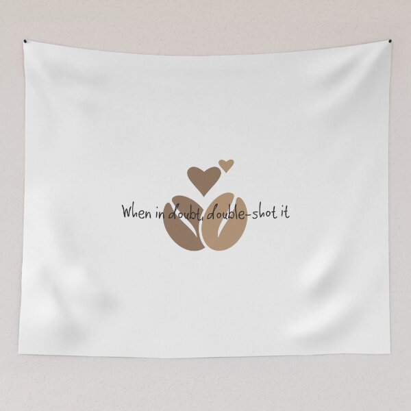 Item preview, Double Shot Coffee – Fun Design for Espresso Lovers designed and sold by Gumaga-Store.