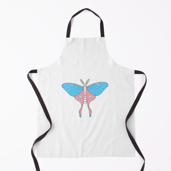 Item preview, Trans Pride Luna Moth designed and sold by MentallyGhost.