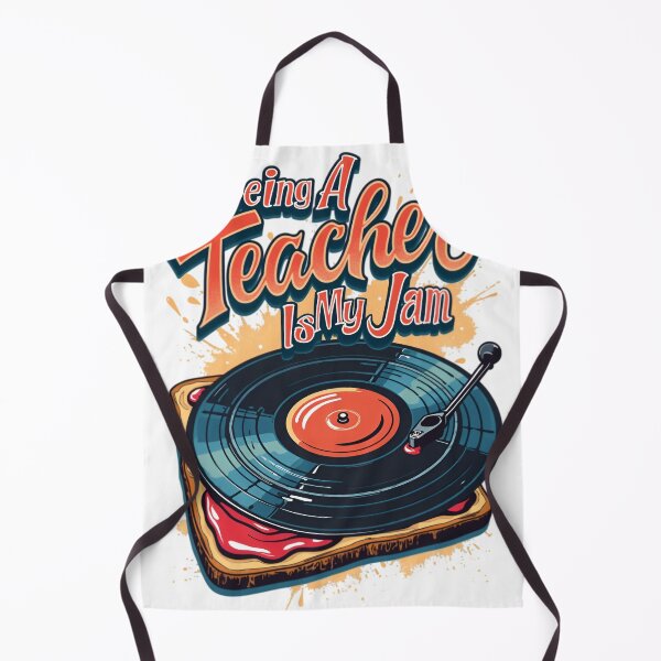 Item preview, Being a Teacher Is My Jam | Fun Educator Quote Design | Proud Teacher Typography Art | Funny School Staff Graphic | Teaching Life Expression designed and sold by PaintedPixels01.