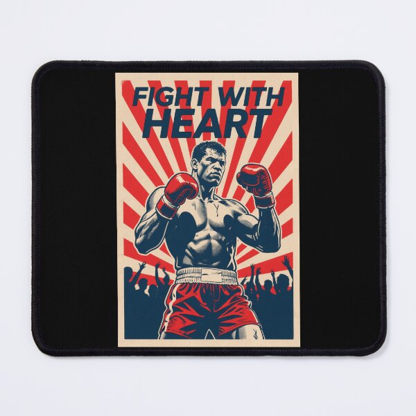 Item preview, Fight With Heart – Retro Boxer Hope Shepard Fairey designed and sold by HoopeStylee.