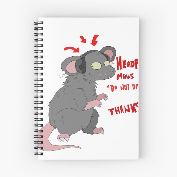 Item preview, Do Not Disturb - Rat sticker designed and sold by RaymonTheRat.