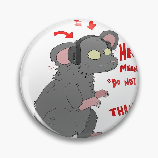 Item preview, Do Not Disturb - Rat sticker designed and sold by RaymonTheRat.