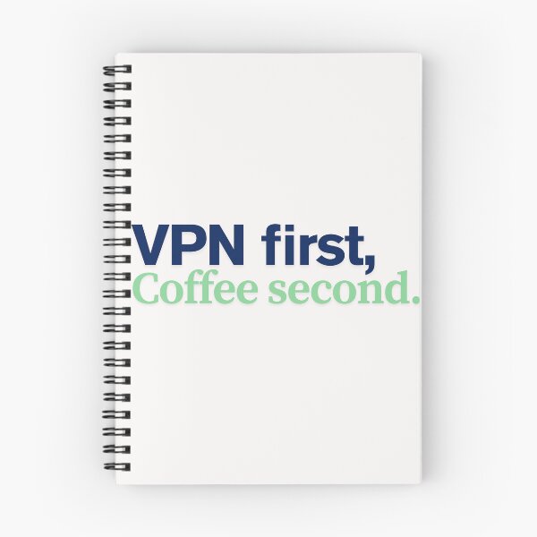 Item preview, VPN First Coffee Second – Fun Design for Programmers and Remotes designed and sold by Gumaga-Store.