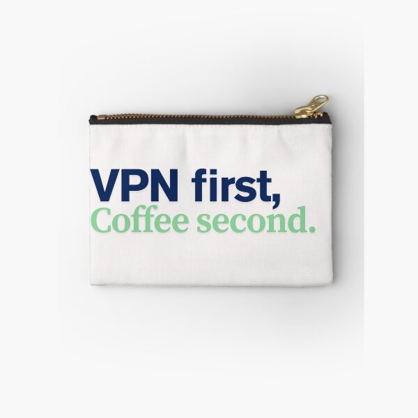 Item preview, VPN First Coffee Second – Fun Design for Programmers and Remotes designed and sold by Gumaga-Store.