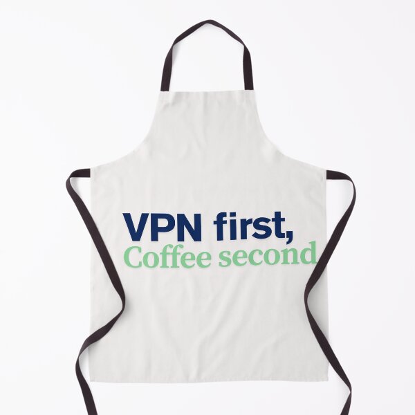Item preview, VPN First Coffee Second – Fun Design for Programmers and Remotes designed and sold by Gumaga-Store.