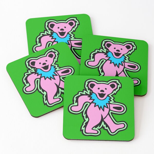 Item preview, Grateful Dead Pink Dancing Bear  designed and sold by dfai.