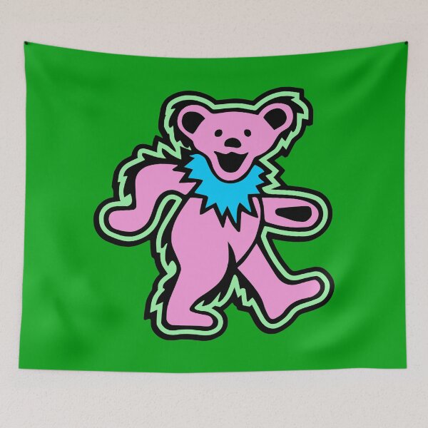 Item preview, Grateful Dead Pink Dancing Bear  designed and sold by dfai.