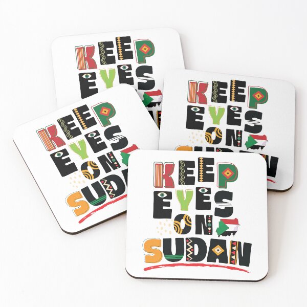 Item preview, Keep Eyes On Sudan Typography designed and sold by Maksab Designs.