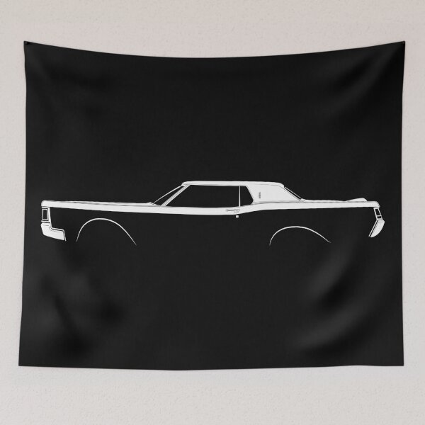 Item preview, Continental Mark III (White) designed and sold by Car Silhouettes.