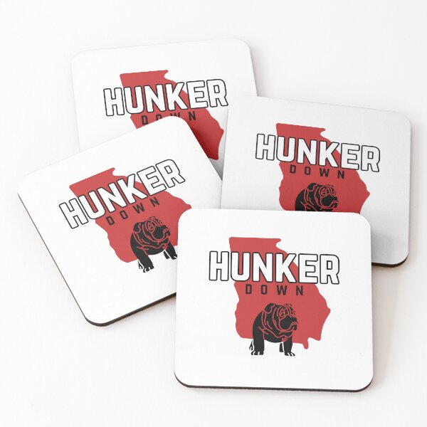 Item preview, Hunker Down You Hairy Dawgs, Georgia State Pride designed and sold by PUSH Proper Prints.
