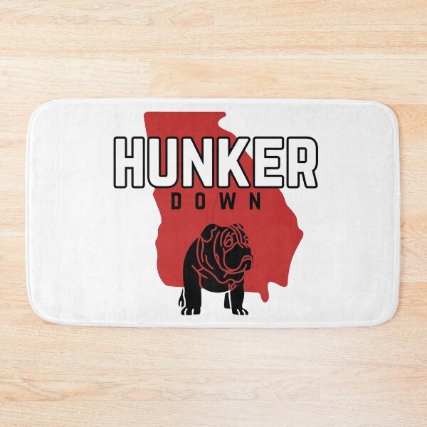 Item preview, Hunker Down You Hairy Dawgs, Georgia State Pride designed and sold by PUSH Proper Prints.