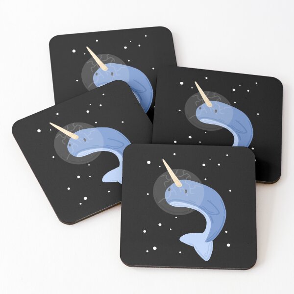 Item preview, Space Narwhal designed and sold by ToonyPineapple.