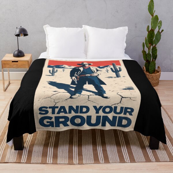 Item preview, Stand Your Ground – Vintage Cowboy Hope Style 80s Retro designed and sold by HoopeStylee.