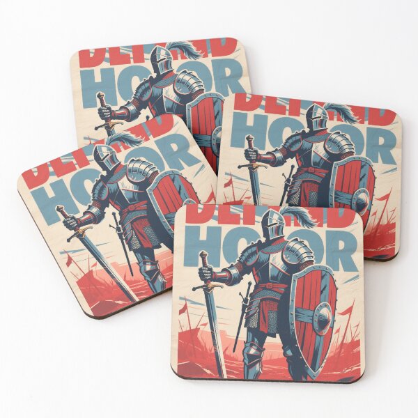 Item preview, Defend Honor – Vintage Knight Hope Style Retro Obama Style designed and sold by HoopeStylee.