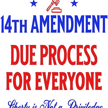 Artwork thumbnail, 14th Amendment Due Process Civil Rights T-Shirt by EthosWear