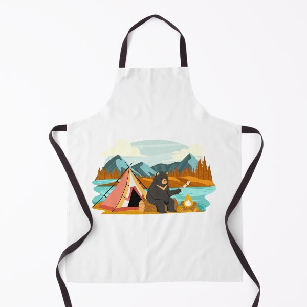 Item preview, Funny bear camping ! designed and sold by Abdelillah10.