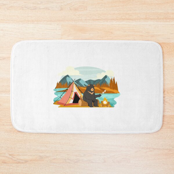 Item preview, Funny bear camping ! designed and sold by Abdelillah10.