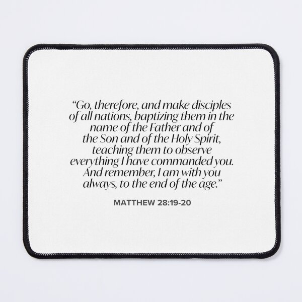 Item preview, Matthew 28: 19-20 designed and sold by bywellversed.