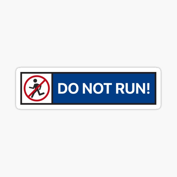 Item preview, Do Not Run! designed and sold by Wan Mohd Tarmizi.