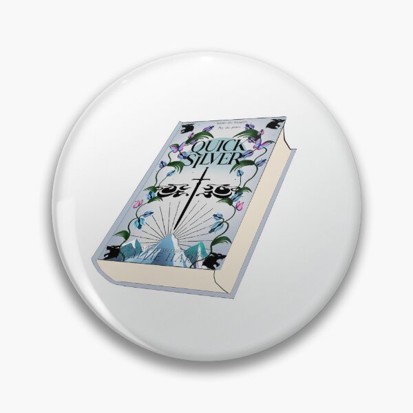Item preview, Quicksilver Callie Hart Book Sticker designed and sold by baranskini.