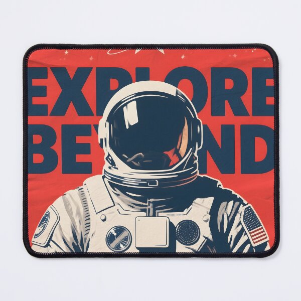 Item preview, Explore Beyond – Retro Astronaut Hope Style Design designed and sold by HoopeStylee.