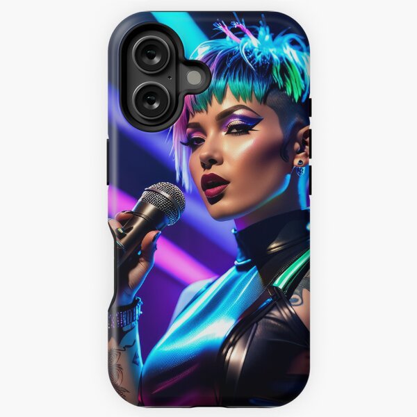 Item preview, Female star in cyberpunk style designed and sold by NazDevPics.