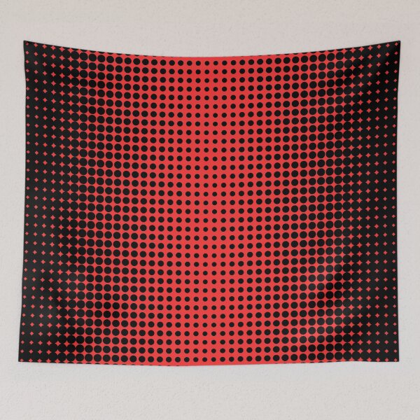 Item preview, Not Everything Is Black Or White Gradient Art - Radial Dot Design designed and sold by Bearded Jester Designs.