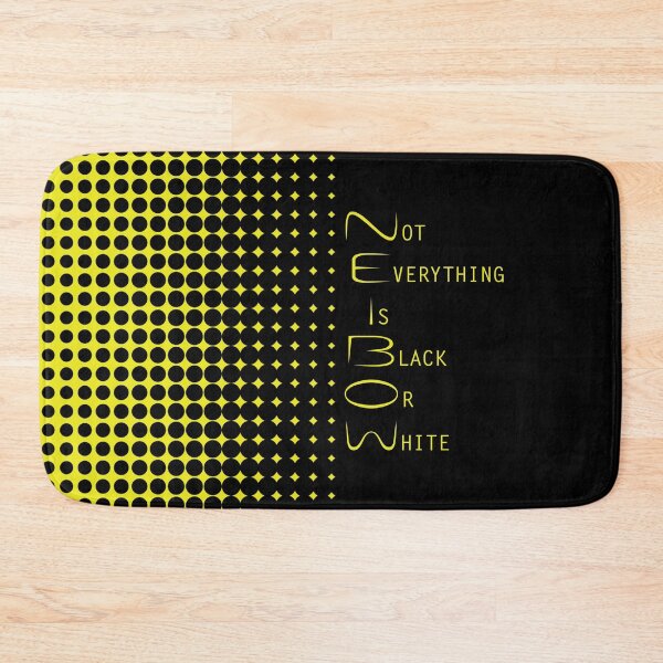 Item preview, Not Everything Is Black Or White Gradient Art - Radial Dot Design designed and sold by Bearded Jester Designs.