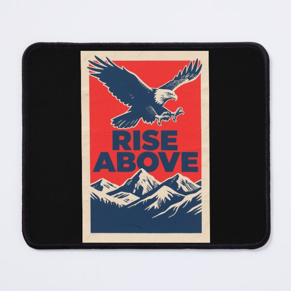 Item preview, Rise Above - Bold Retro Eagle Hope Style 80s designed and sold by HoopeStylee.